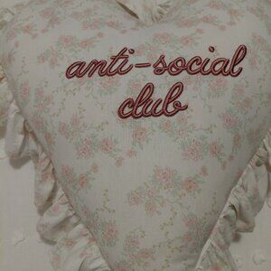 100% cotton heart shaped decorative pillow!